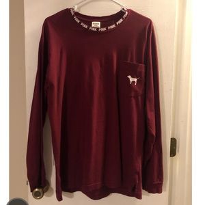 VS PINK long sleeve active tee
